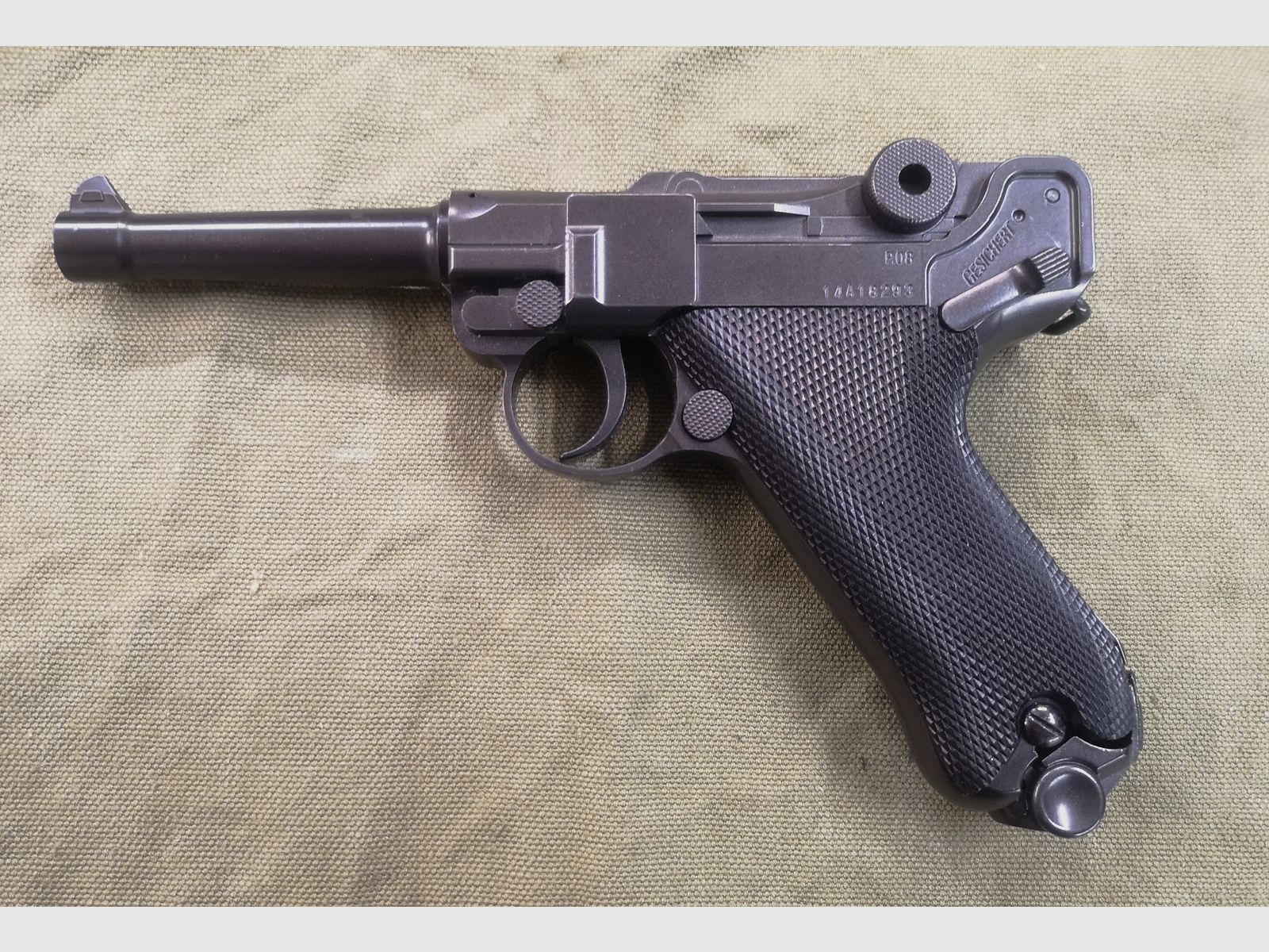 Luger 08 Pistola de Aire Leyendas Todo Metal