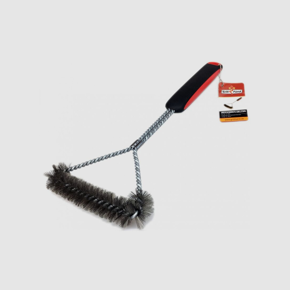 Grillfürst Premium Edelstahlbürste 39 cm