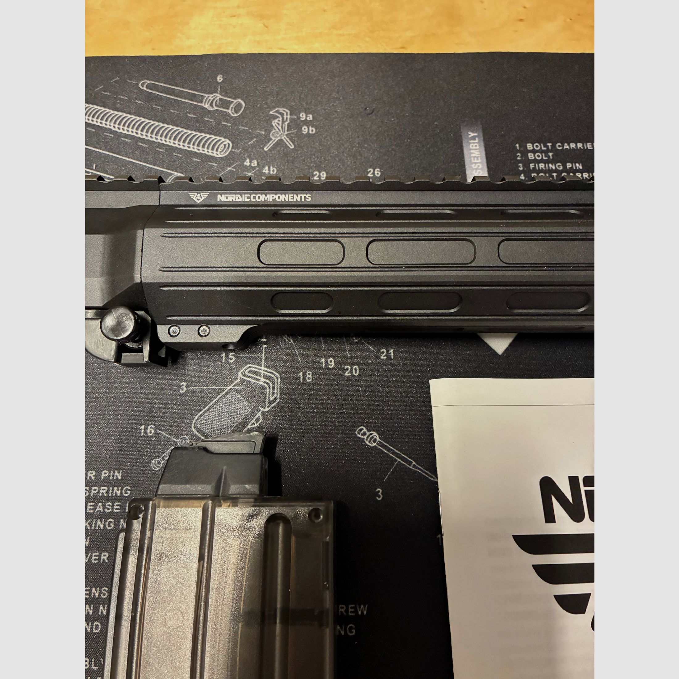 Nordic Components AR-15 .22 lfb conversion system – only 700 shots, excellent condition