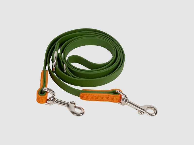 Führleine Oliv/Orange