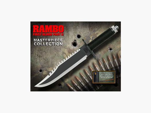 Rambo 2 First Blood Part II SE Bowie Knife Hollywood Collectibles
