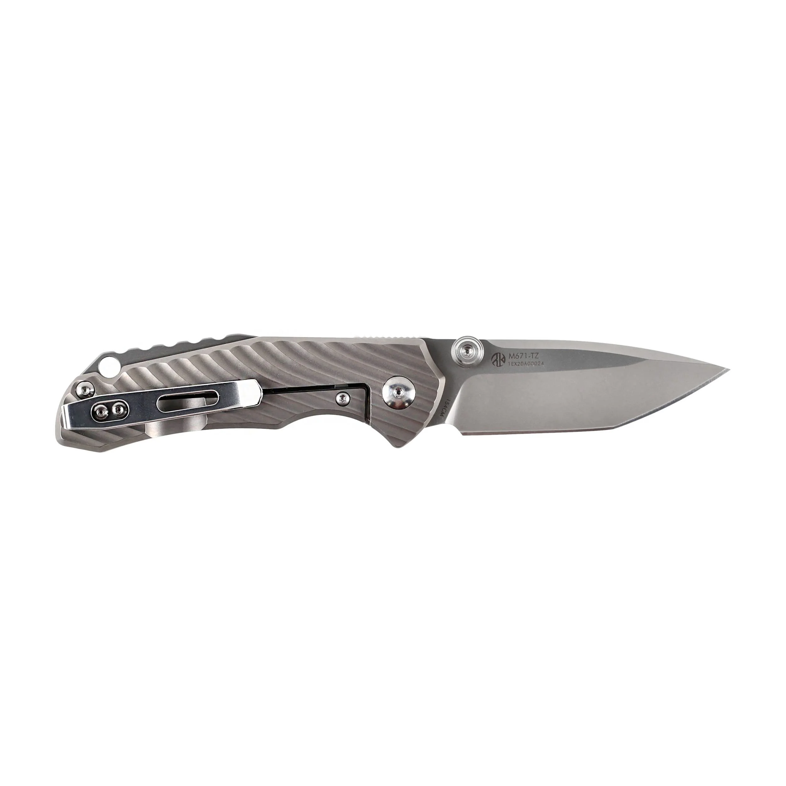 Ruike M671-TZ zilverkleurig vouwmes, afbeelding 4 van 10