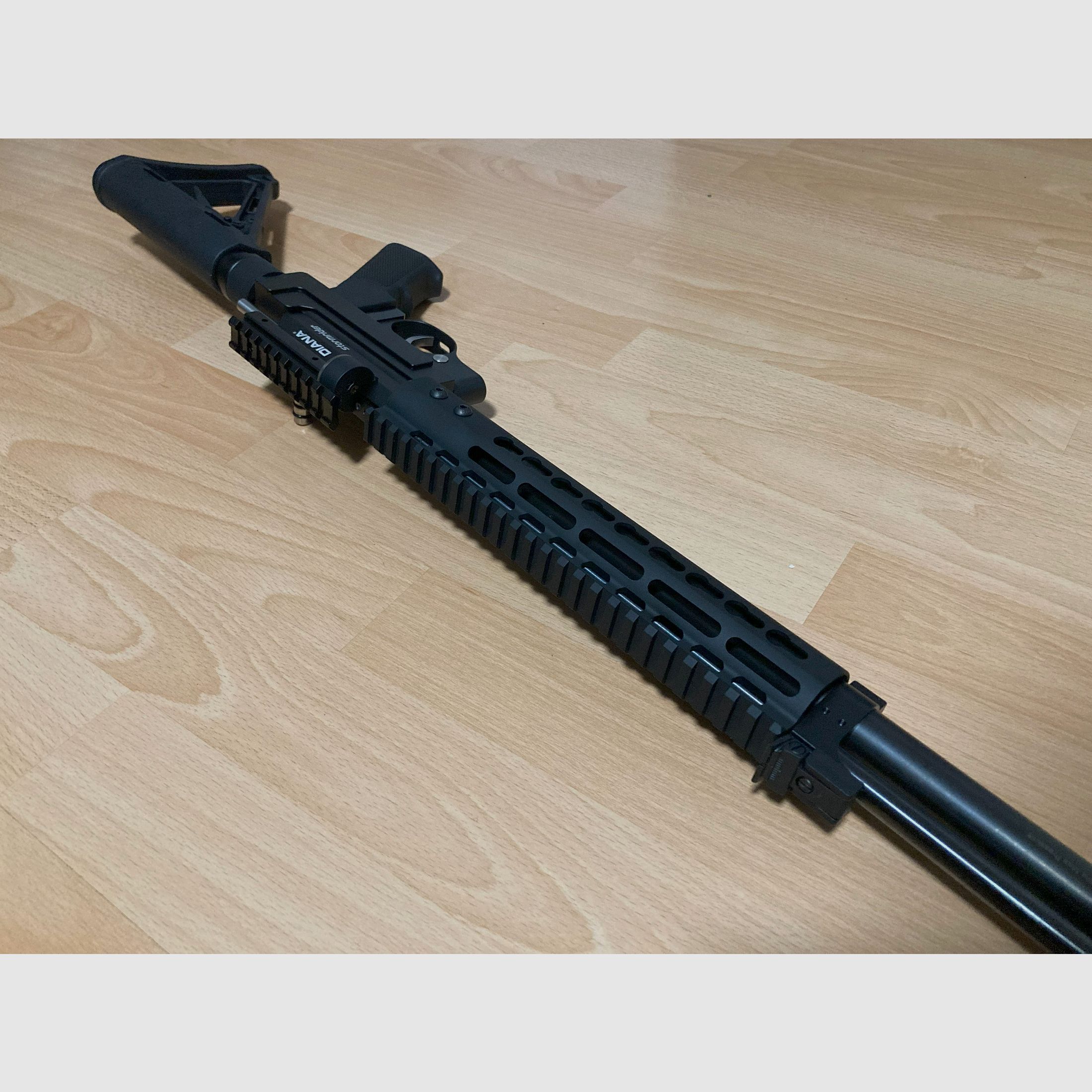 Diana Stormrider carabine à air 5,5 mm conversion style AR15 7,5J, y compris kit d'exportation 35J (non installé)