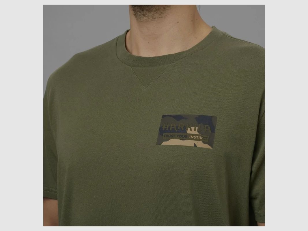 Härkila Core T-shirt Verde oliva scuro, immagine 4 di 4