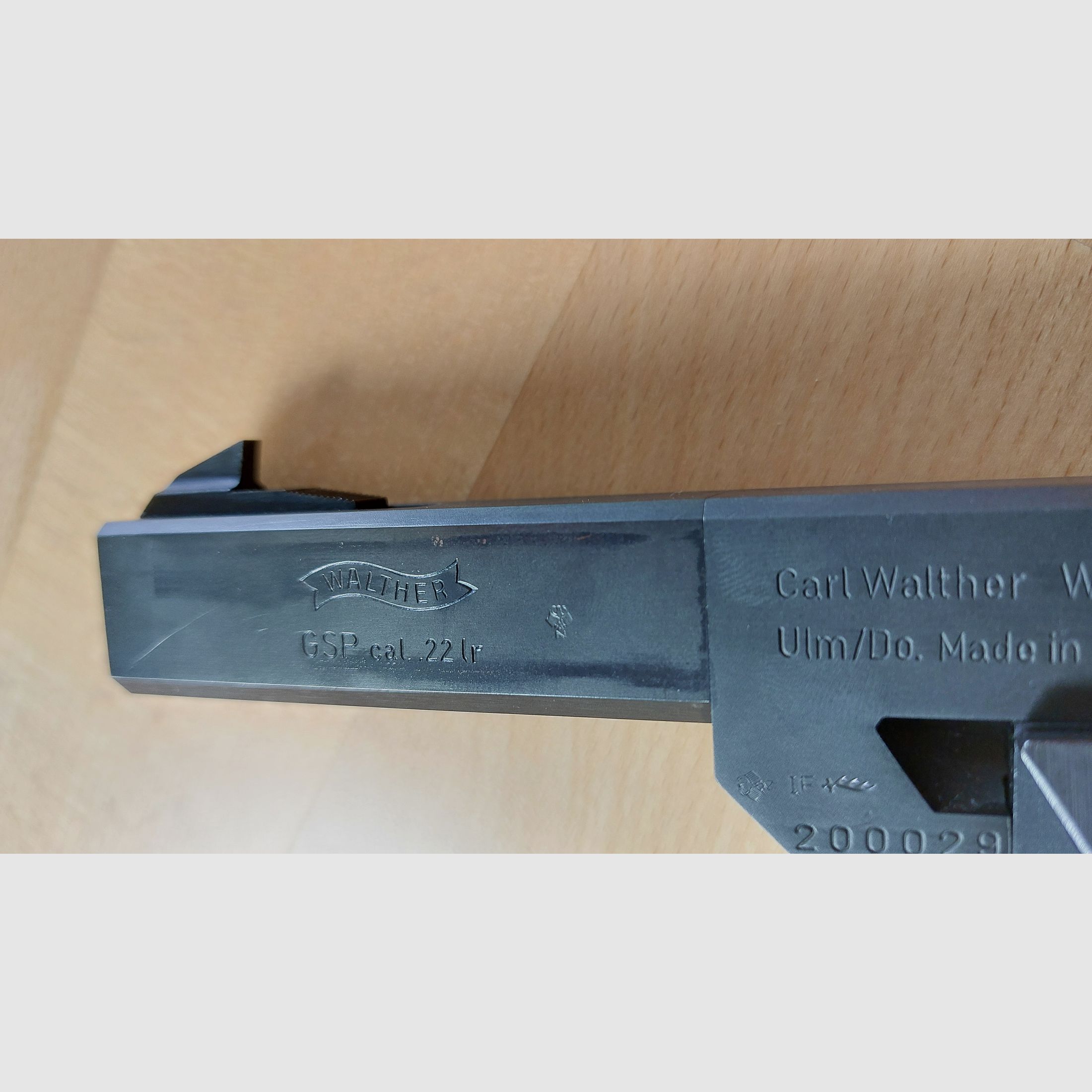 Pistolet de sport Walther GSP .22lfb