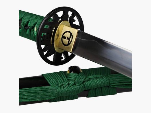 Katana miecz samurajski Take Midori stal 1095 ostrze Niku z utwardzaniem gliną