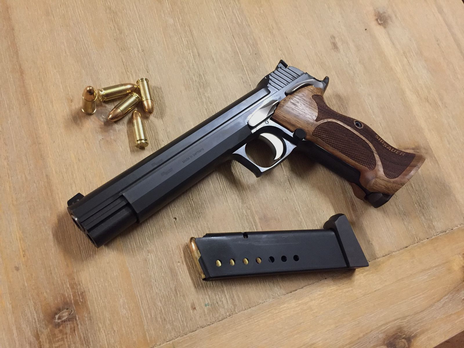 SIG P210 Super Target 6 inches, 9 mm Para