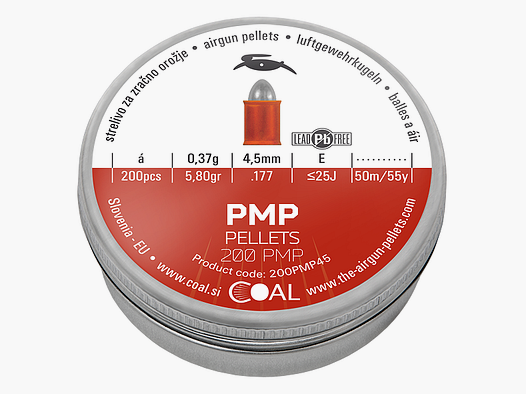Coal PMP-Pellets 200 (Kunststoff-Metall-Pellets) Bleifrei Kal.4,5mm/.177 200Stk.