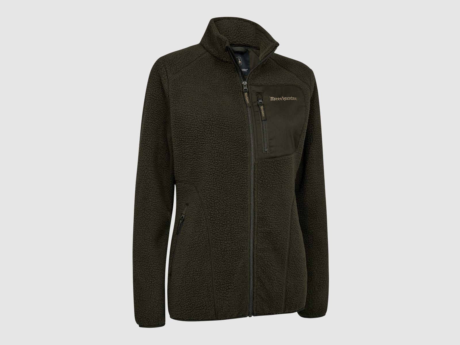 Deerhunter Lady Atlas Fleece Jacke Damen Forest Green 48
