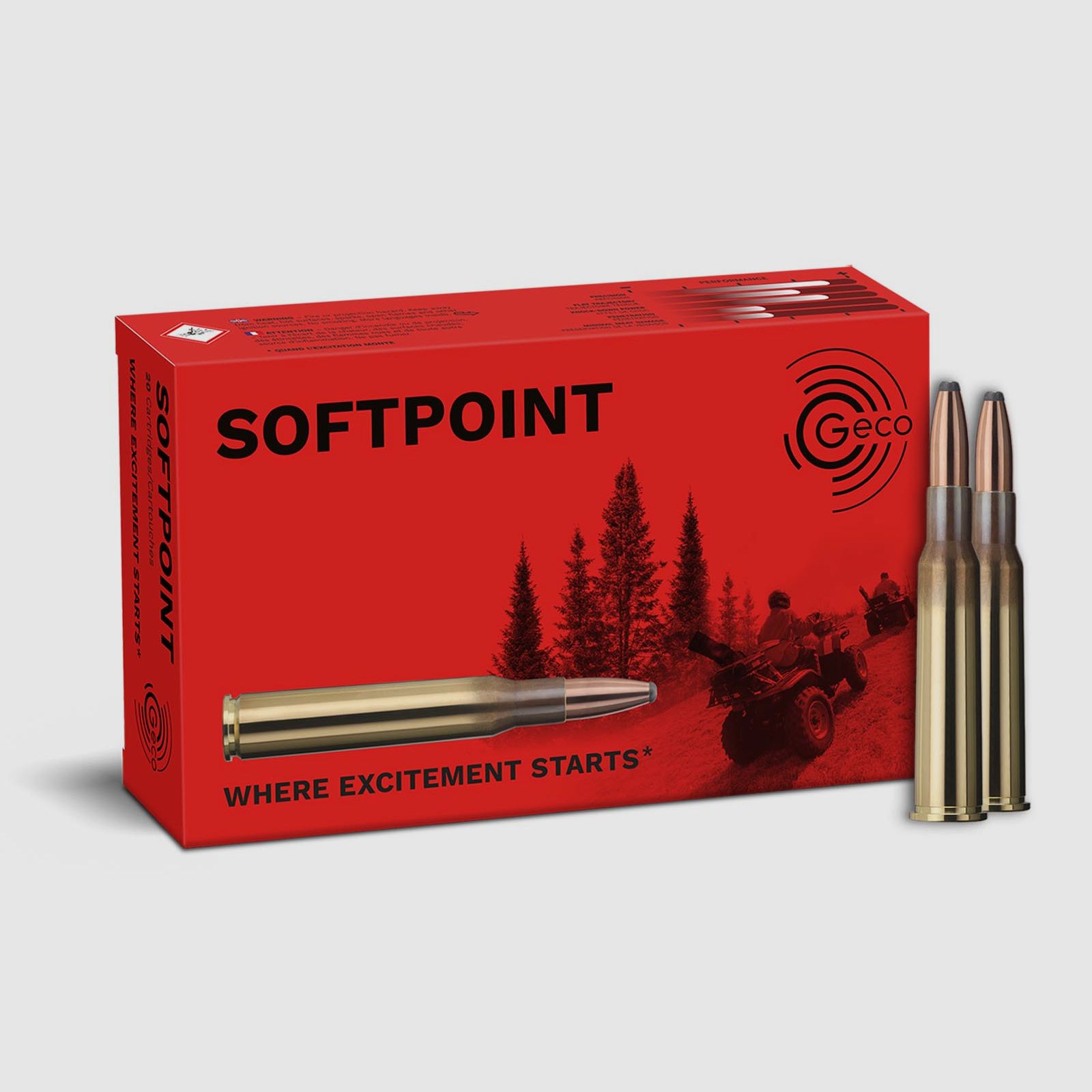 Geco 7x57R Teilmantel/SP 10,7g - 165gr