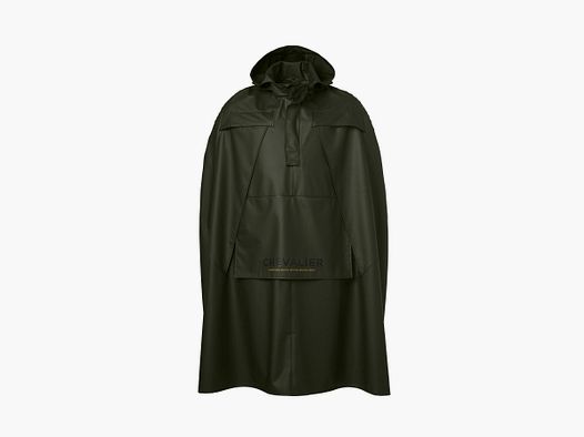 Chevalier Stratus Regenponcho Donkergroen - S/M