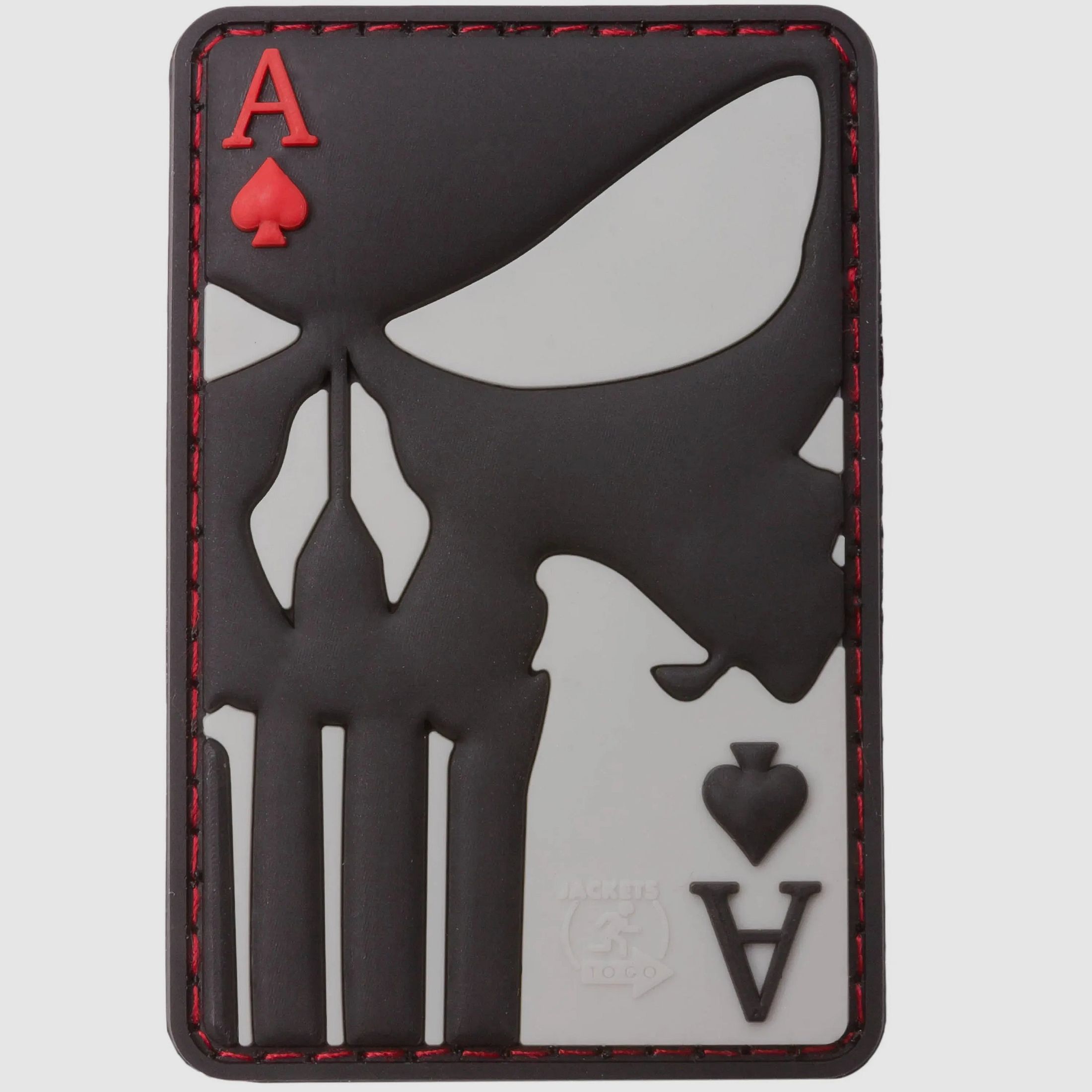 Jackets To Go JTG 3D Patch Punisher Ace of Spades fullcolor