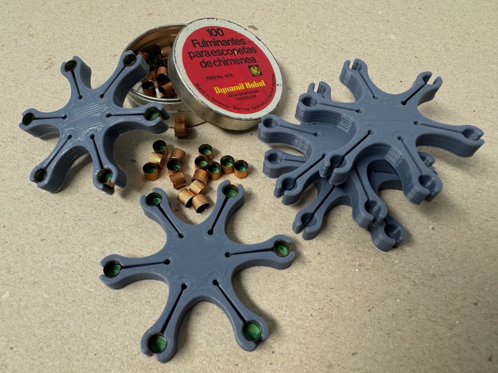 5 x Zündhütchensetzer Capper V4 Perkussionspistole Vorderladerrevolver Perkussionsrevolver Vorderladerpistole - Colt Hege Uberti Pedersoli