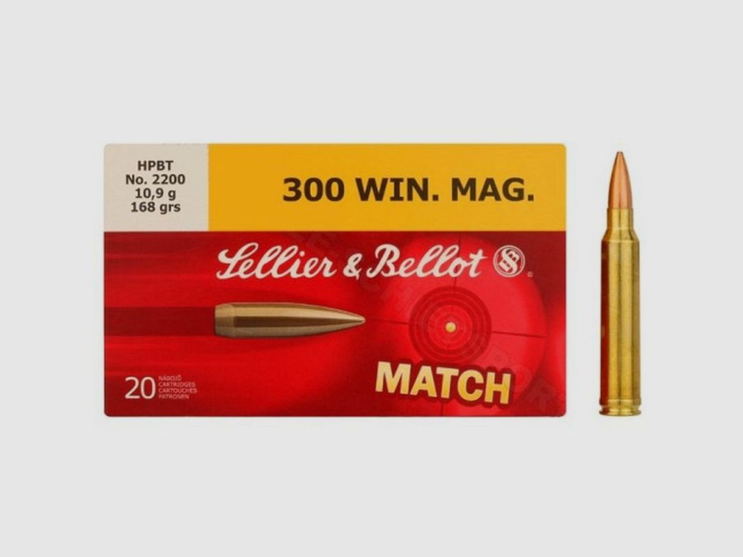 SELLIER CARICHE 300 WIN MAG 168 GR