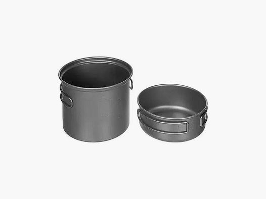 Fox Outdoor Ensemble de Cuisine Casserole Poêle Titane