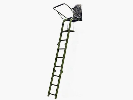 LivingActive Alu Escalera de asiento - plegable y móvil