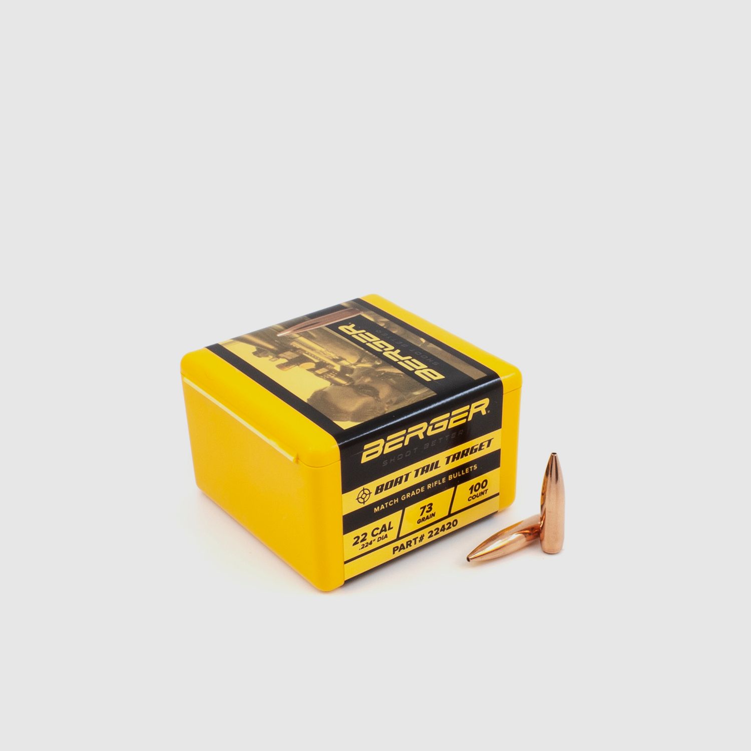 Berger Geschoss .22 BT Target 73GR 1000 Stück