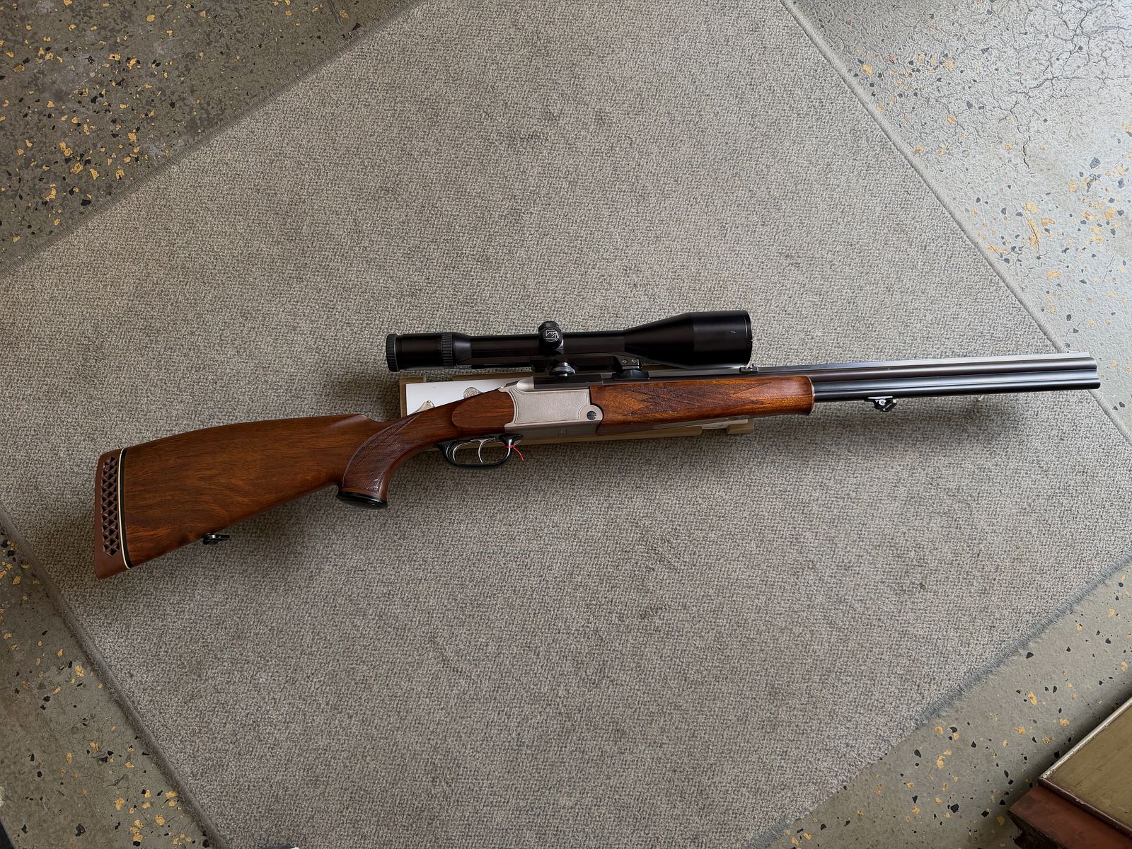 Blaser Bockbüchsflinte 30R Blaser mit Schwenkmontage 