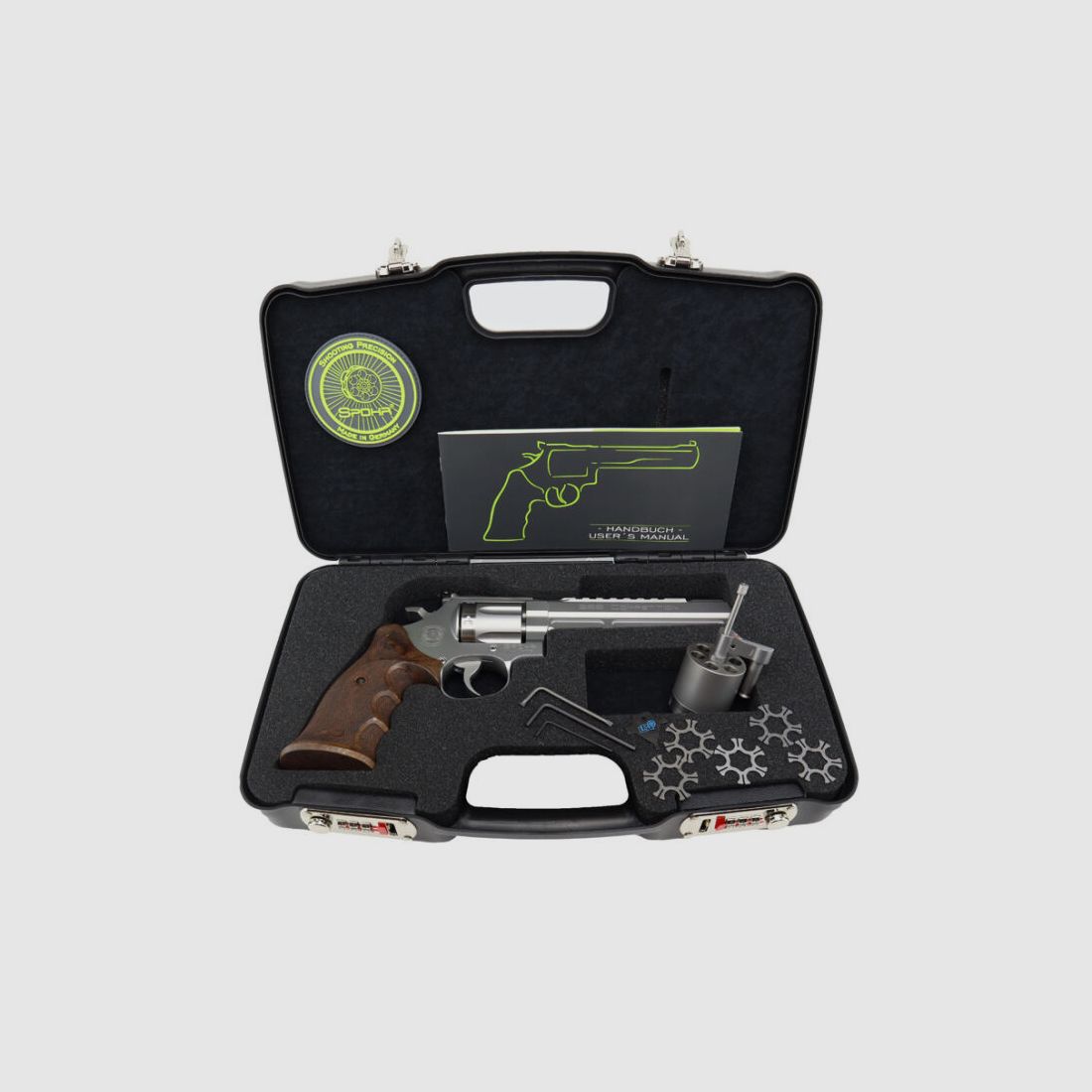 SPOHR 286 Competition Stainless 6" Revolver mit Wechseltrommel Made in Germany 6 Zoll Sportrevolver