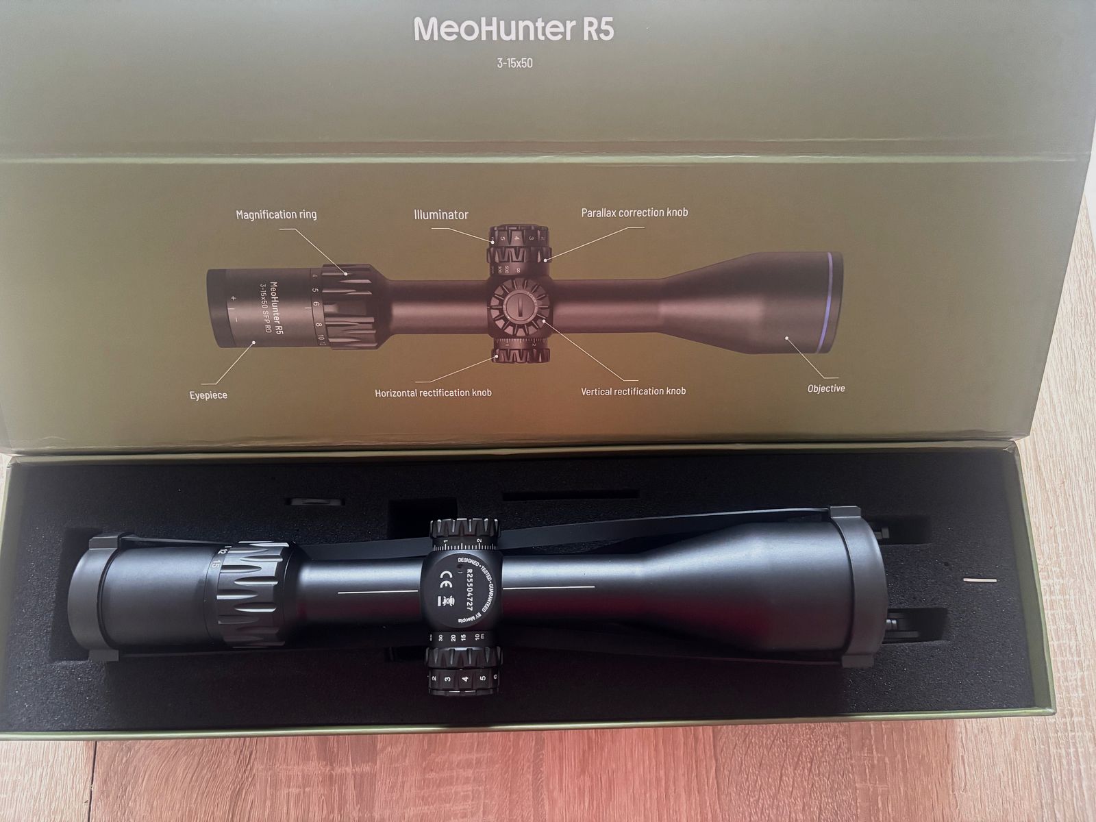 Zielfernrohr ZF Meopta MeoHunter R5 3-15x50 SFP RD