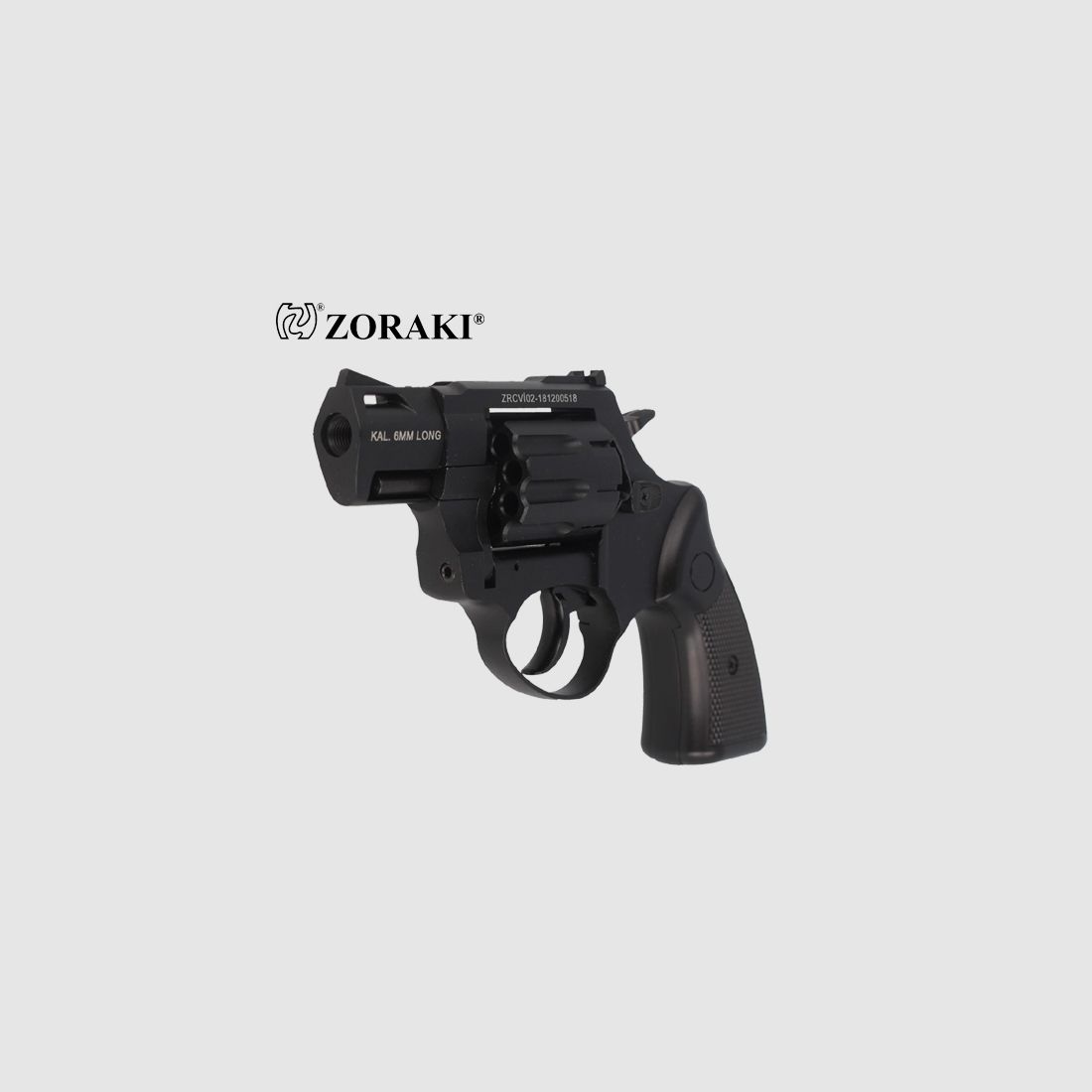 Rewolwer ZORAKI alarmowy hukowy R2-2" R22BP Czarny - amunicja green 6mm, zdjęcie 3 z 5