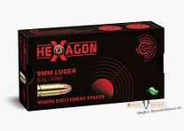 GECO 9 mm Luger Hexagon 8.0g/124gr 50 rounds
