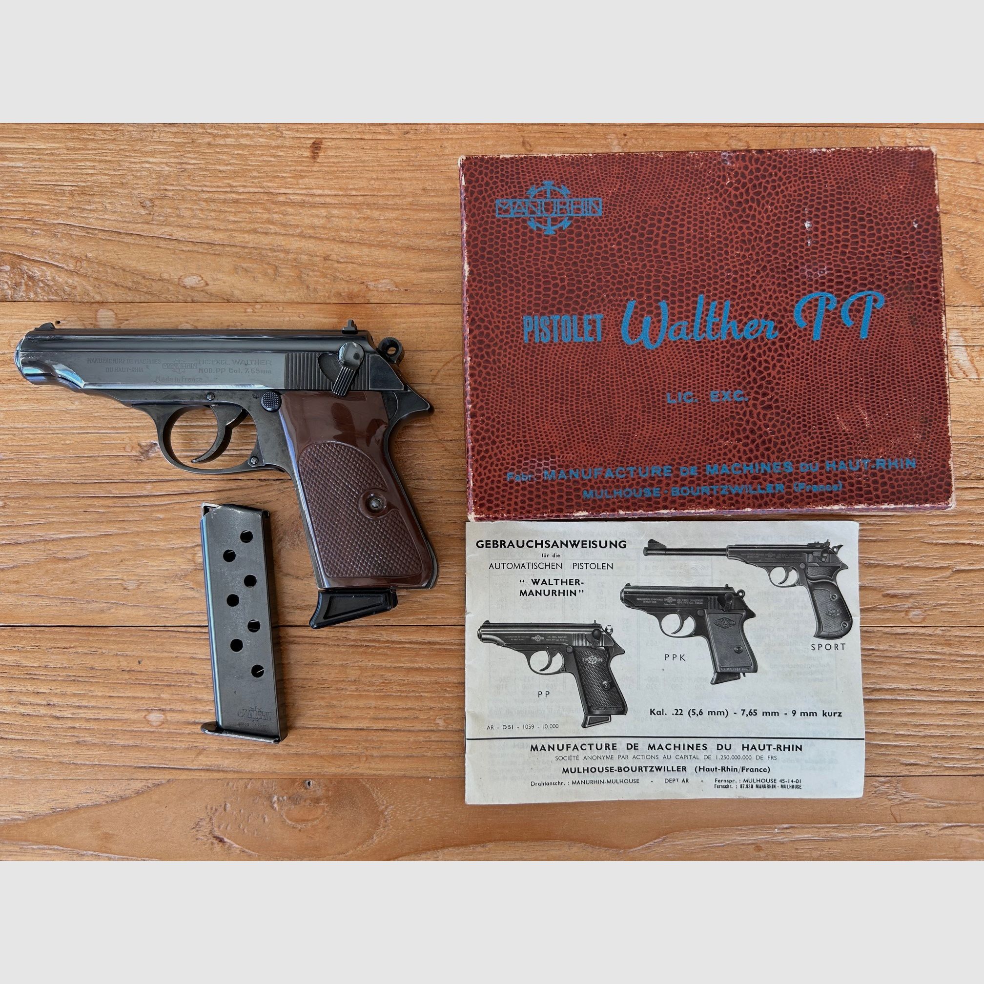Walther PP pistol 7.65