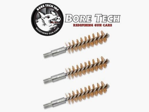 Pack 3 cepillos de bronce BoreTech para arma corta – .22