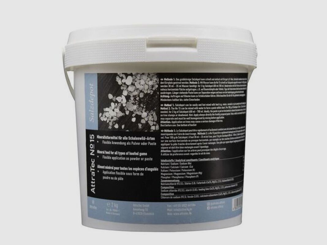 ATTRATEC No. 15 Salzdepot Lockmittel 2kg