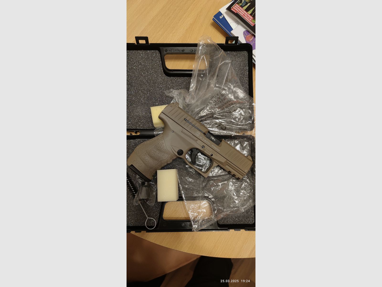 Walther PPQ FDE 9 mm PAK NIEUW