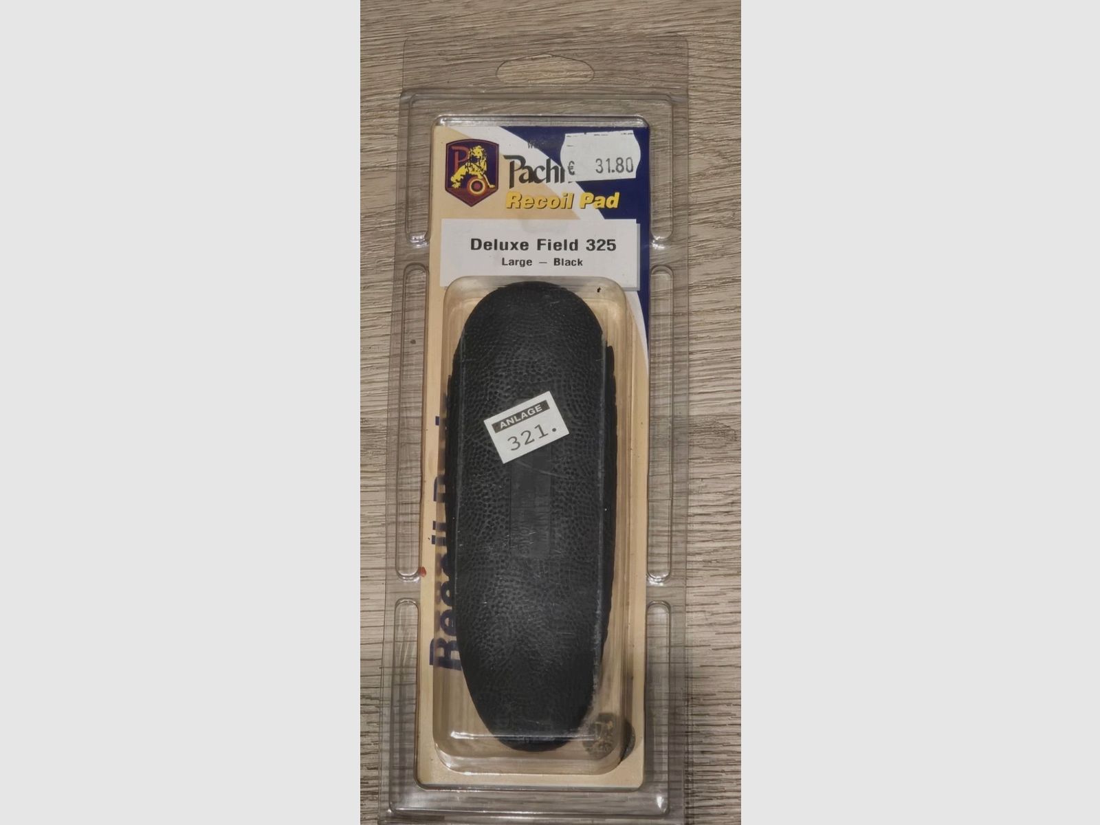 Pachmayr 00001 Deluxe Field 325 Large/Groß - Black Schaftkappe