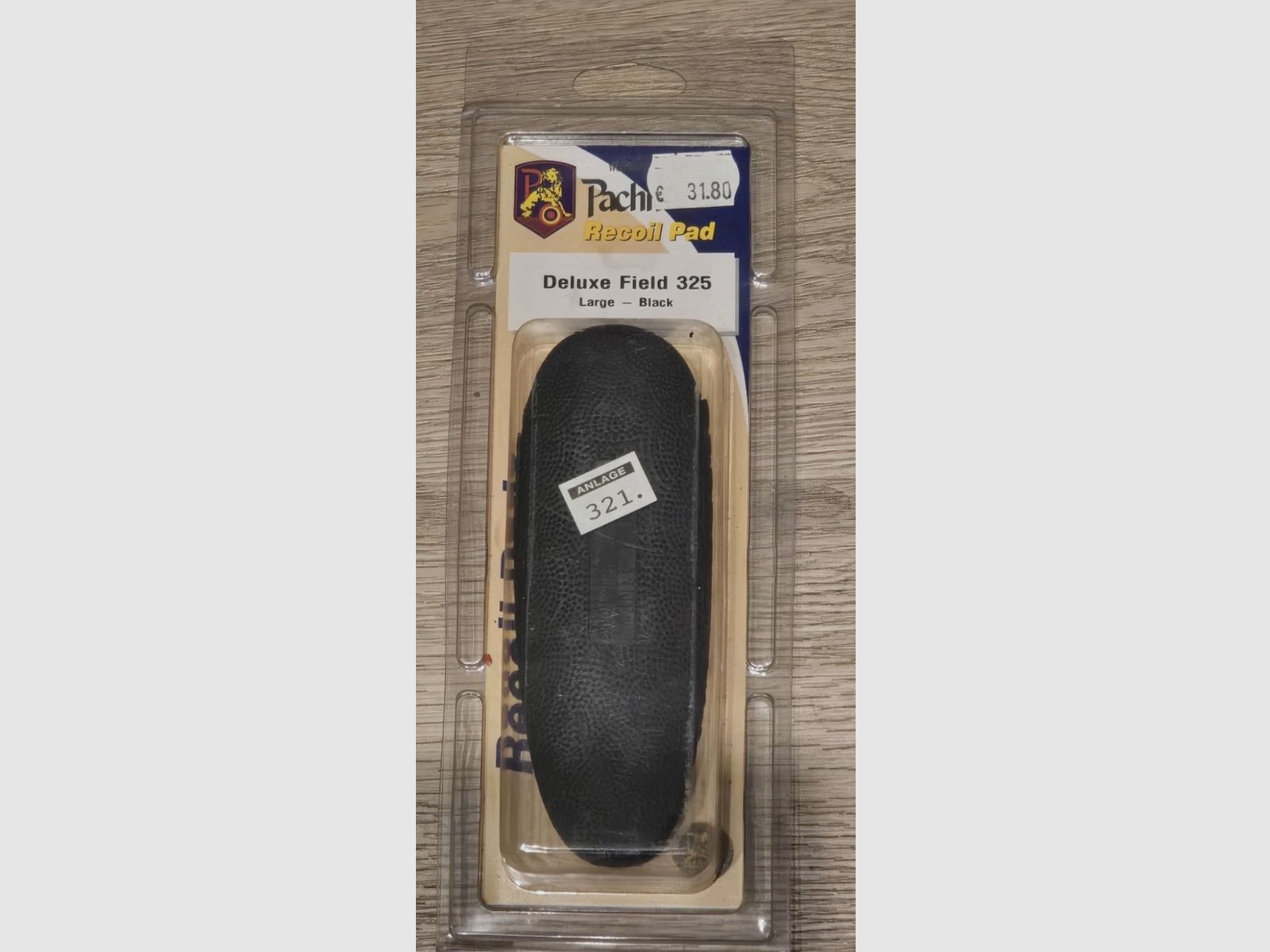 Pachmayr 00001 Deluxe Field 325 Large - Black stock cap