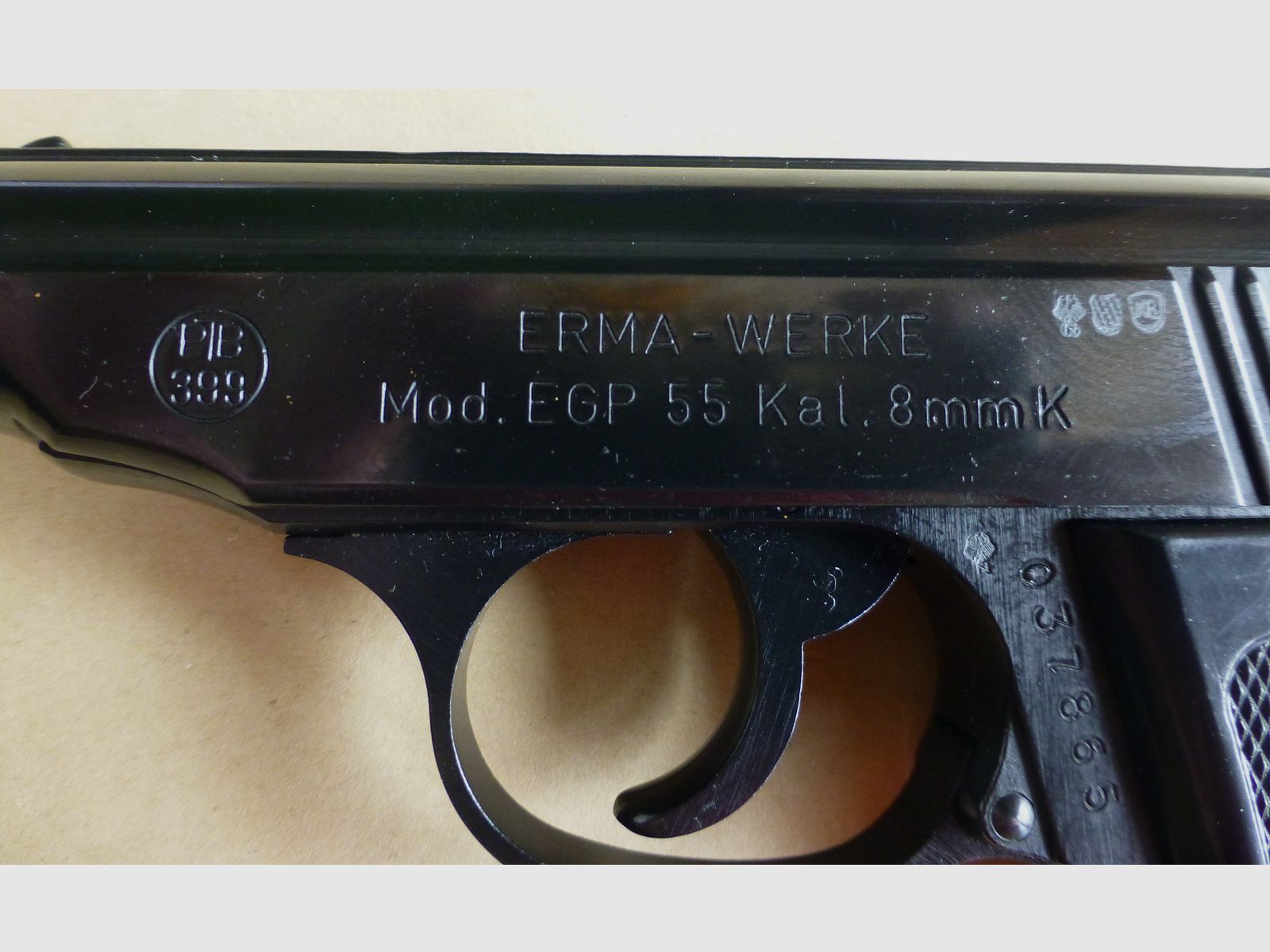 ERMA EGP 55 inkl. Abschußbecher, Kaliber 8mm K