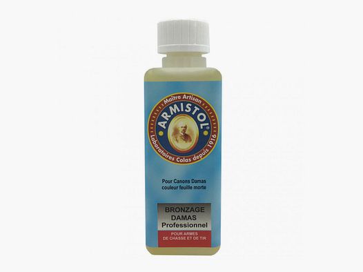 Bronzatura Armistol 120ml per acciaio Damasco