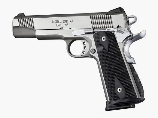 Hogue Magwellgrip + Mainspringhousing G10 Checkered Colt 1911