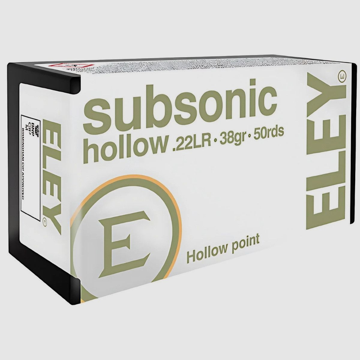 .22 LR Eley Subsonic Hollow 38gr/2,46g, imagen 1 de 3