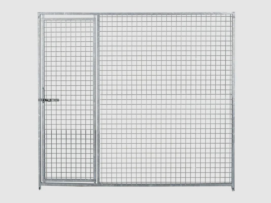 Kit chenil à maille carrée 2 × 2 m avec porte, image 8 sur 14