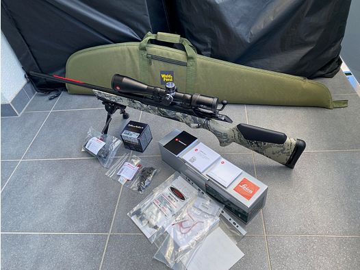 Fucile a ripetizione Benelli Lupo BE.S.T. Open Country .308 Win con un cannocchiale Leica Amplus 6 2,5–15x50i L-Ballistic BDC (MOA)