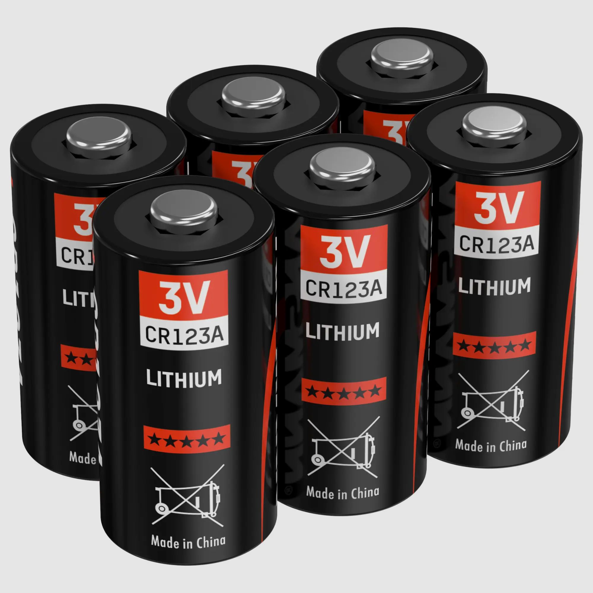 Ansmann Alkaline Batterie CR123A 6er-Pack