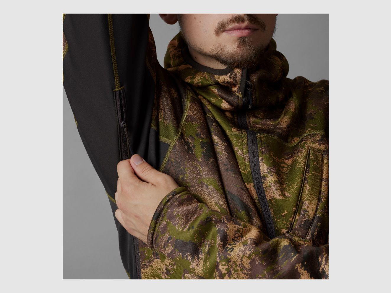 Fleece Sweatshirt Deer Stalker camo Harkila, Bild 8 von 9