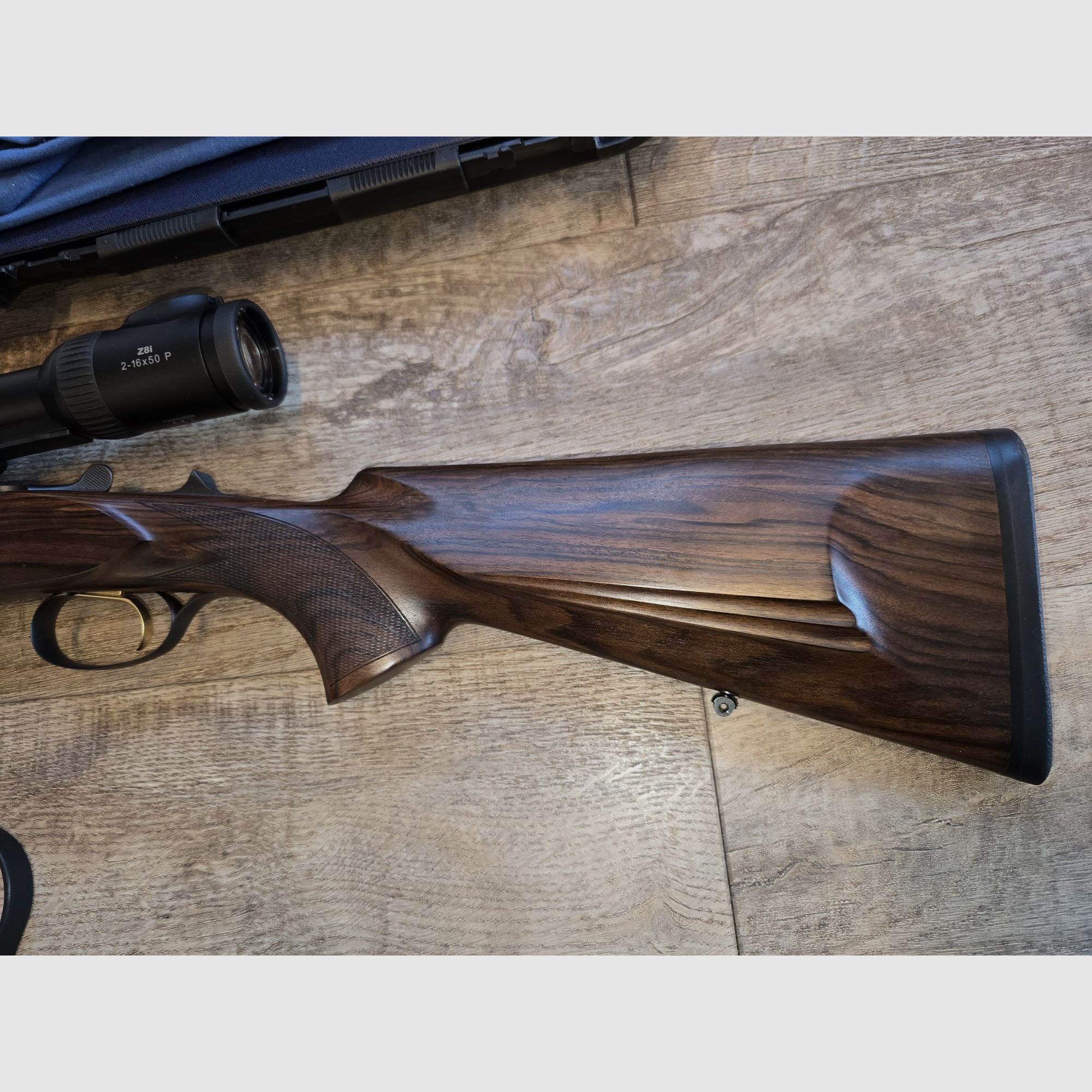 Nagelneues Set: KRIEGHOFF Classic Doppelbüchse 8x57 IRS mit Swarovski Z8i, original Krieghoff Montage, Koffer, Munition, offiziell bei Krieghoff eingeschossen 