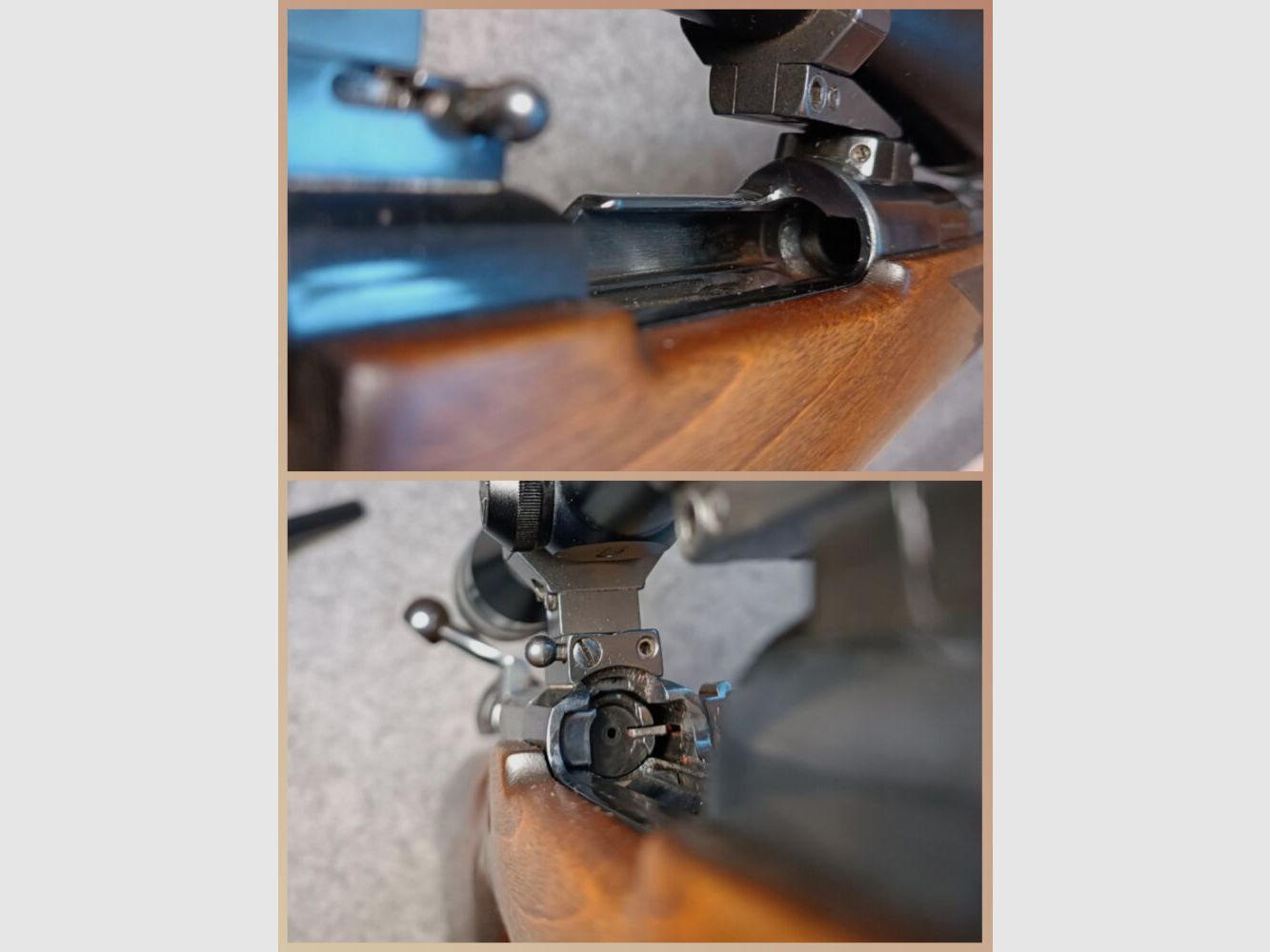 CZ BRNO Frankonia 98er Stutzen mit zwei ZF + Rückstecher Abzug