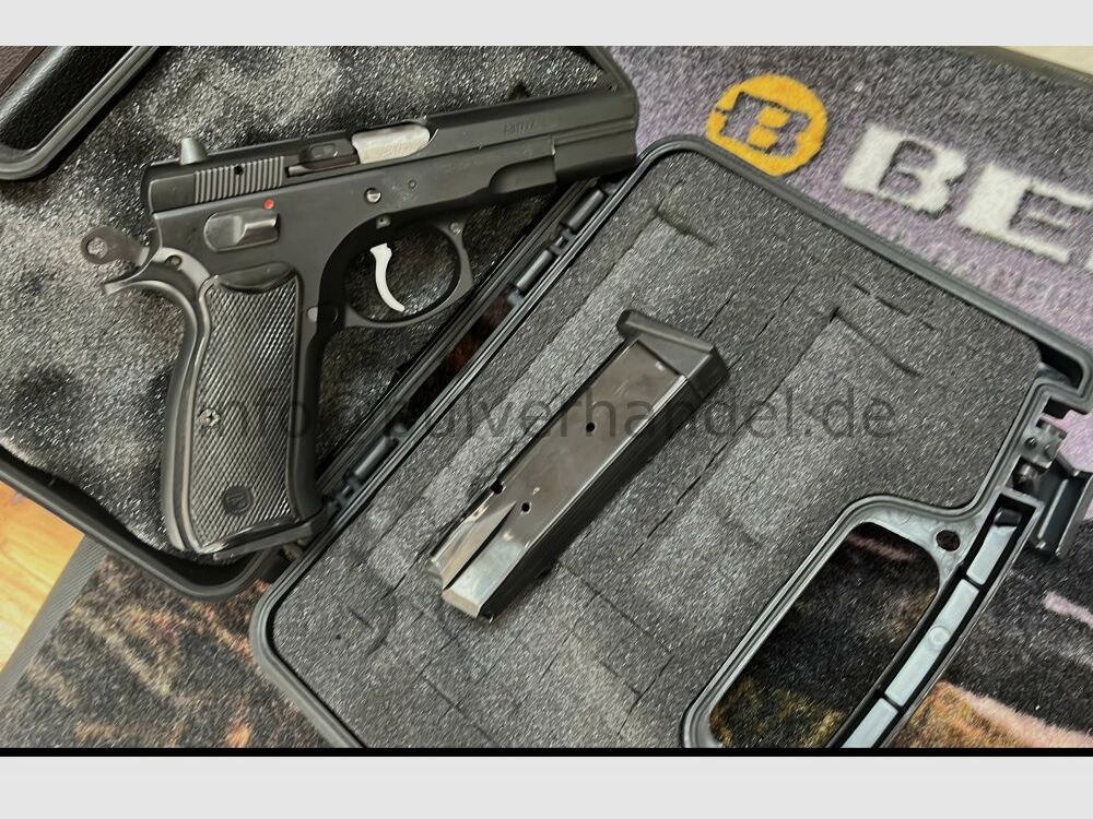 CZ 75 B Neuwertige Pistole mit Wechselmagazin im Koffer .40S&W mit automatischer Schlagbolzensicherung