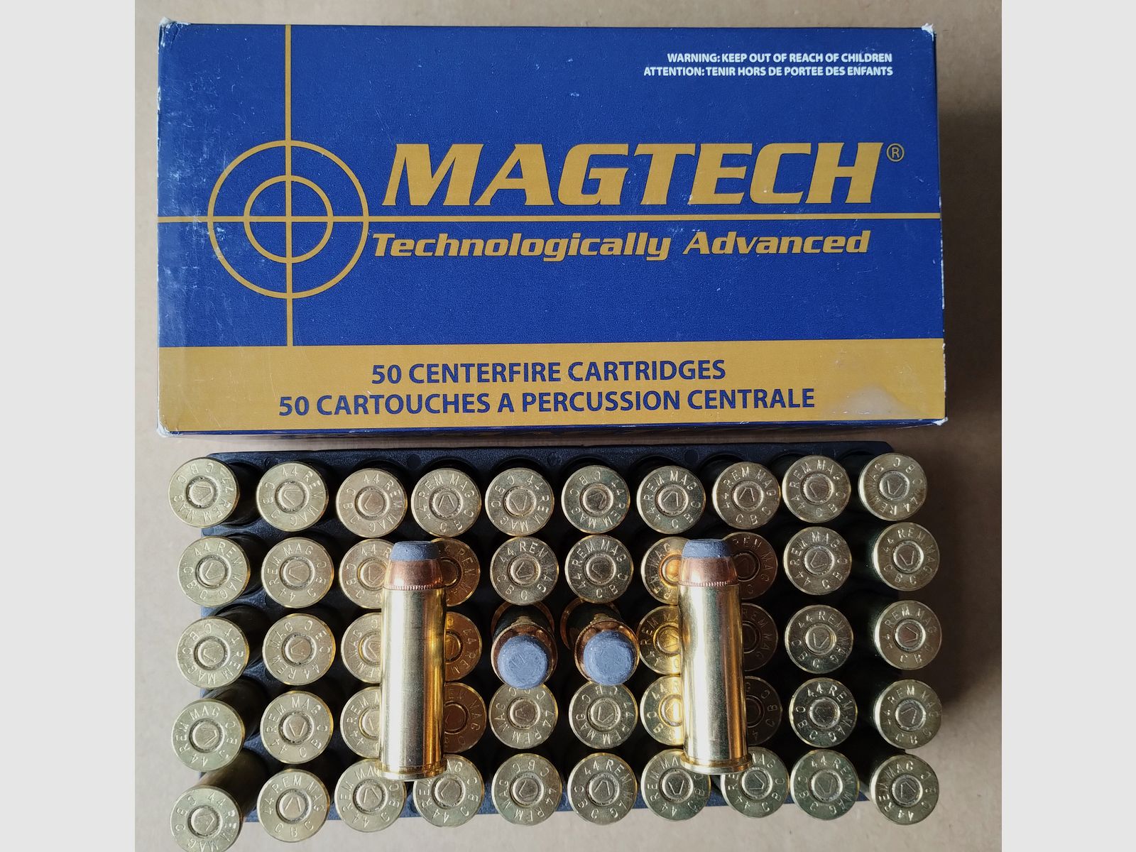 .44 Magnum Magtech 482 Patronen