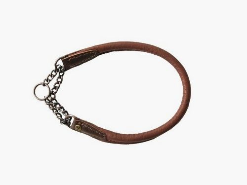 Collar de cuero de alce