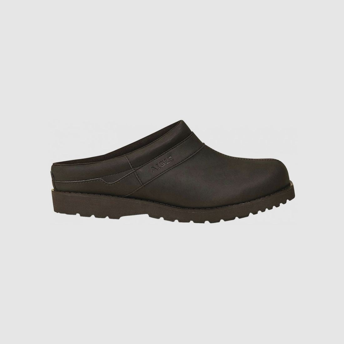 Aigle Basilo Donkerbruine Klompen Maat 43