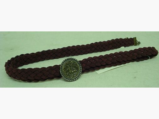 Cord with stag slider - Alcantara