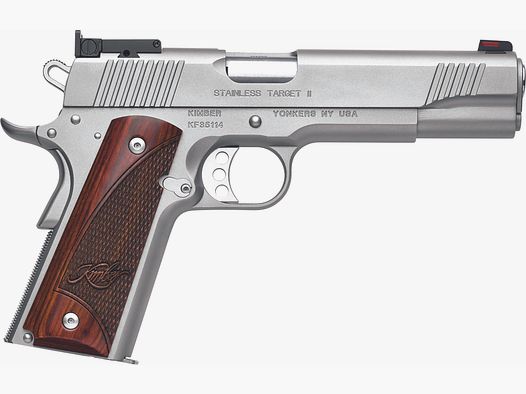 Pistola semiautomatica Kimber 1911 Stainless Target 2, Cal 45 ACP