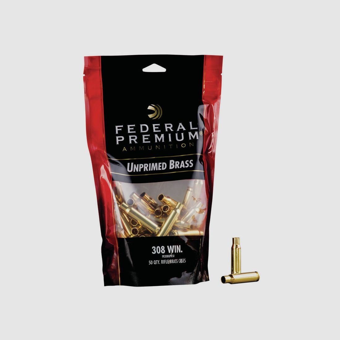 Étuis Federal .308 Win. incl. amorces Federal #210 grande carabine 50 pièces