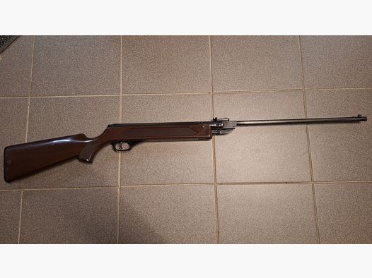 Air rifle Model 304 Haenel Suhl Original DDR Brown 49cm barrel!